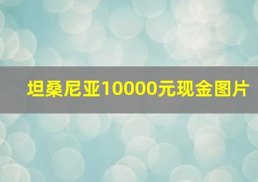 坦桑尼亚10000元现金图片