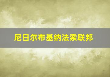 尼日尔布基纳法索联邦