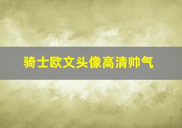 骑士欧文头像高清帅气